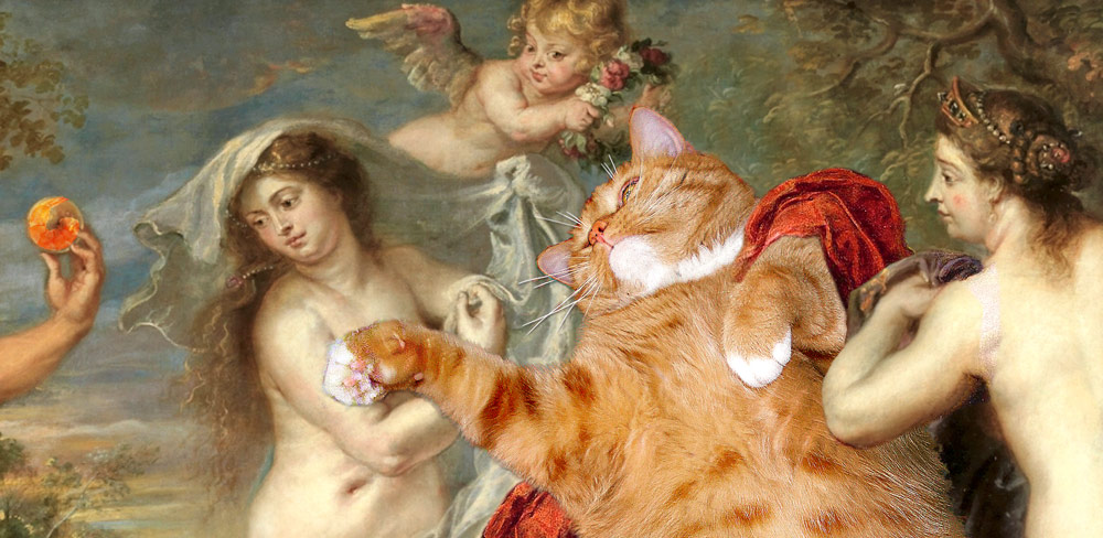 Peter Paul Rubens, The Judgement of Paris. True version, detail
