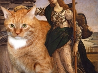 Botticelli, Pallas and the Cat / Боттичелли, Паллада и кот