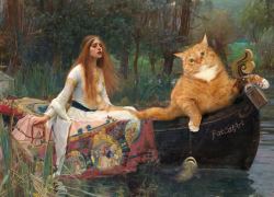 John William Waterhouse, The Lady of Shalott, floating to Cat-melot