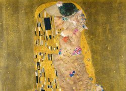 Gustav Klimt, The Kiss, true version