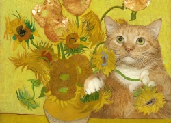 Vincent van Gogh, Sunflowers are ginger kittens