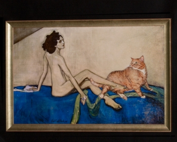 Valentin Serov “Ida Rubinstein and The Cat“ / Валентин Серов “Ида Рубинштейн и Кот“
