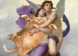 William-Adolphe Bouguereau, The Abduction of Psyche and the Fat Cat