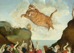 Filippino Lippi. The Worship of the Golden Cat