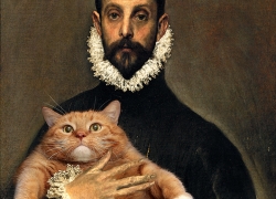 El Greco, The Nobleman with his Cat on his Chest