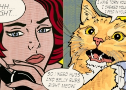 Roy Lichtenstein, Ohhh...Alright, kitty..."