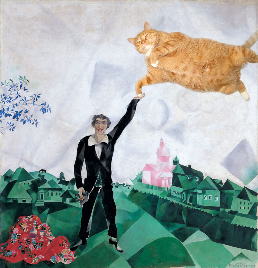 Mark Chagall, Lovers. Walk
