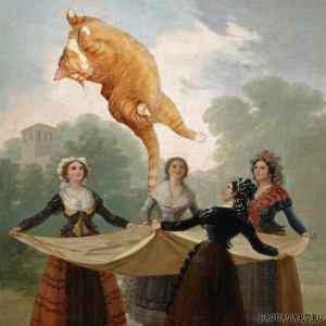 Francisco Goya, The Straw Manikin (detail)