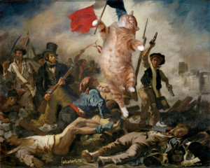 Eugene Delacroix, Liberty Leading the People aka Pussy Riot