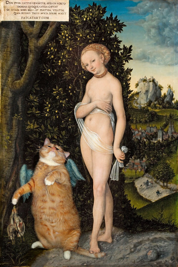 Lucas Cranach the Elder, Venus with the Cat Hunting Birds