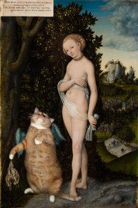 Lucas Cranach the Elder, Venus with the Cat Hunting Birds