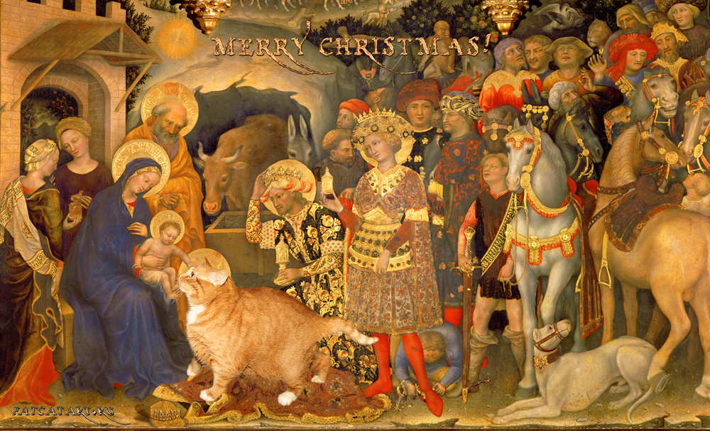 Gentile da Fabriano, The Adoration of the Cat