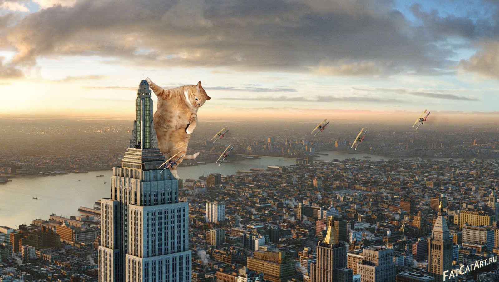 Meanwhile in Russia: the Cat plots to play King-Kong role