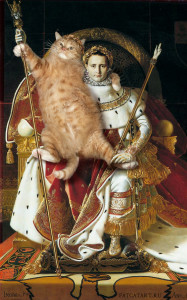 Auguste Dominique Ingres, Napoleon I as the Imperial Throne for the Cat