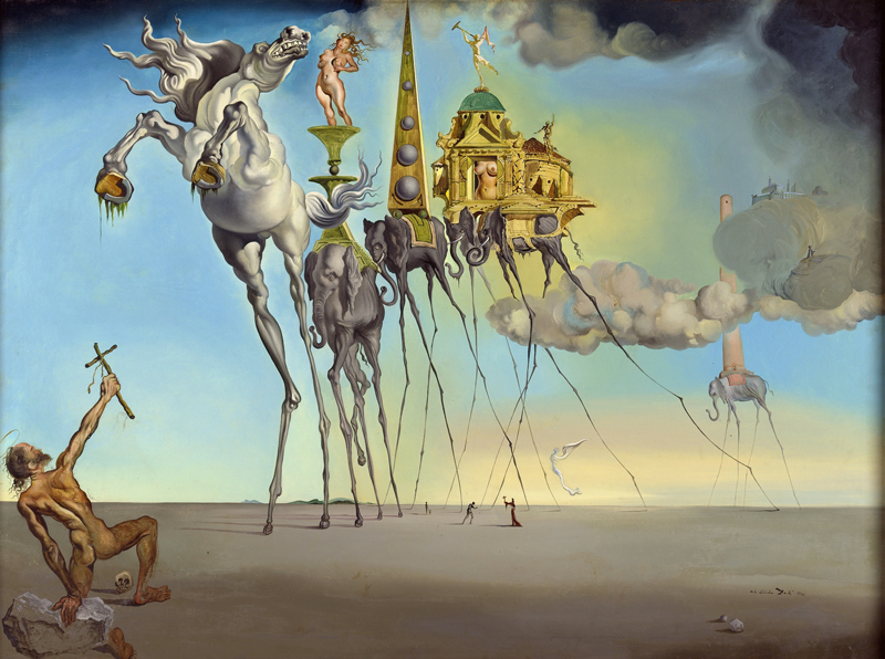 Salvador Dali, The Temptation of St. Anthony, the one he could resist.