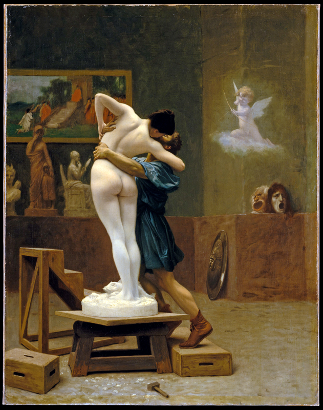 Jean-Léon Gérôme, Pygmalion and Galatea, from the Metropolitan Museum collection
