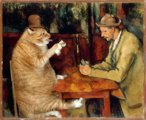 Paul Cézanne, The Cat Card Players