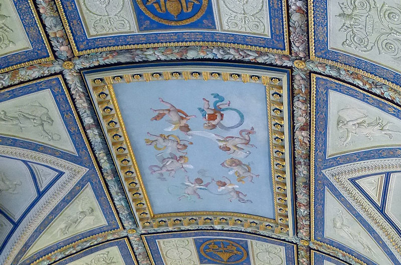 Vatican Museum ceiling fresco
