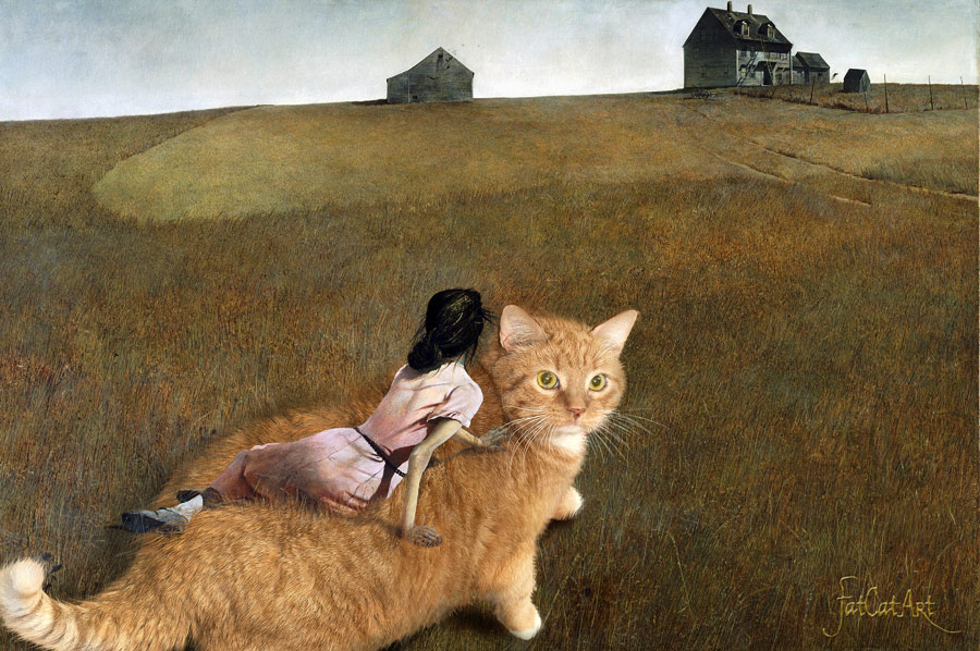 Andrew Wyeth, The Cat in Christina's World