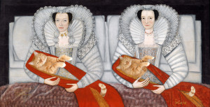 British School 17th century, Cholmondeley Cat Ladies