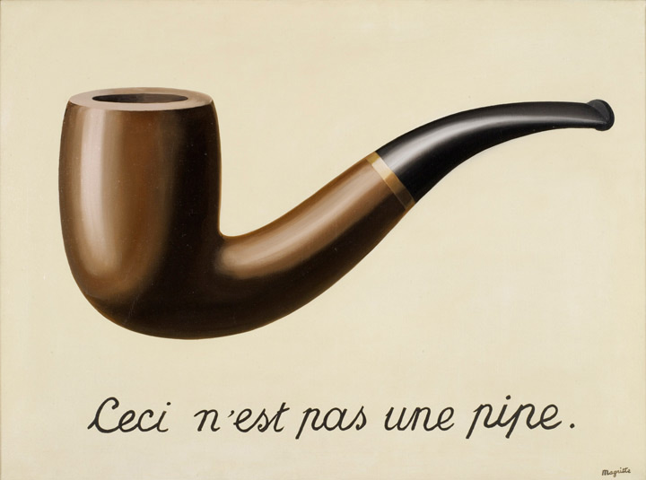 René Magritte. La trahison des images. Ceci n’est pas une pipe