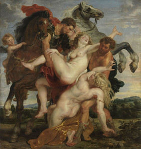 The Rape of the Daughters of Leucippus, from Alte Pinakothek