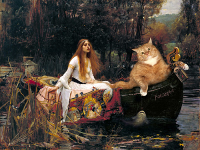 The Lady of Shalott, floating to Cat-melot
