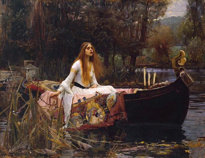 John William Waterhouse, The Lady of Shalott, from the Tate Gallery collection 