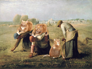 Jean-Franсois Millet, The Gleaners, or Cute Overload of Overlords