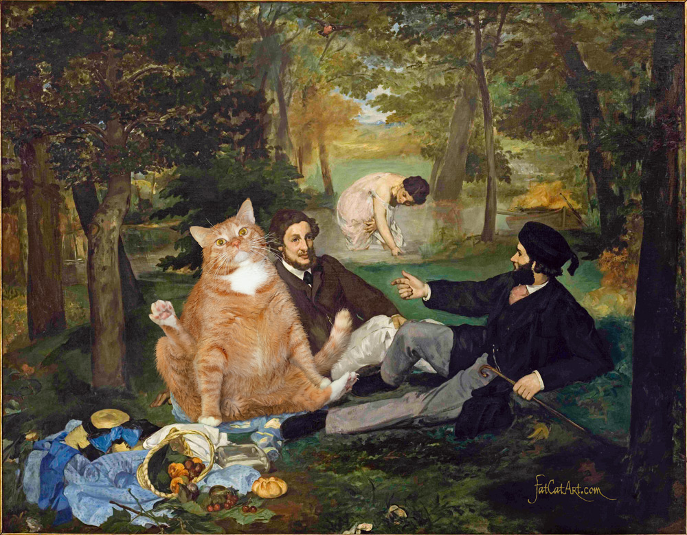 Edouard Manet, Cat's Luncheon on the Grass