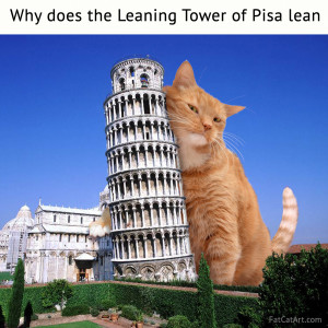 Why does the leaning Tower of Pisa lean