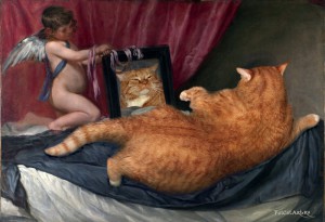 Velazquez, Venus at her Mirror, or Venus in Furs