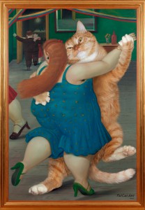 Fernando Botero, Dancing couple (Pareja bailando). True version