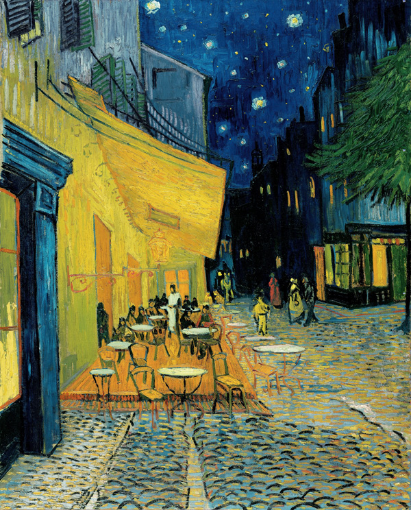 Vincent van Gogh, Terrace of a café at night, 1888