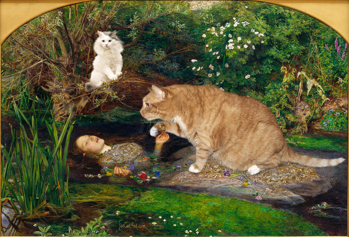 Sir John Everett Millais, Ophelia and Cats