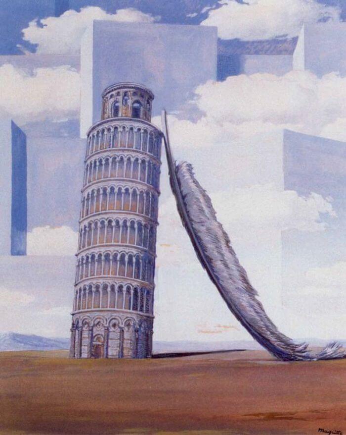 Rene Magritte, Memory of a journey, the commonly known version