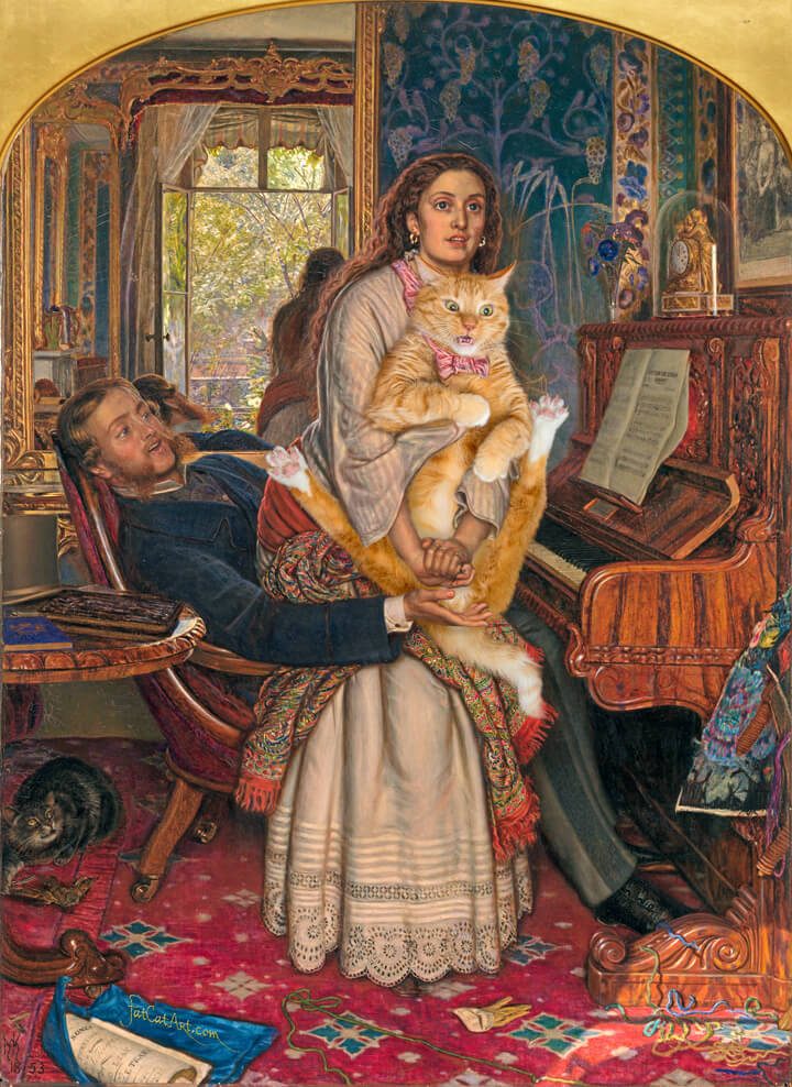 William Holman Hunt, The Awakening CATscience