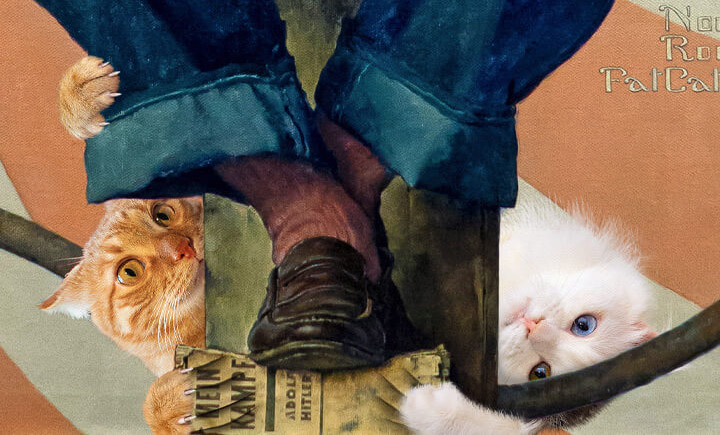 Norman Rockwell, Rosie the Riveter and Cats, detail