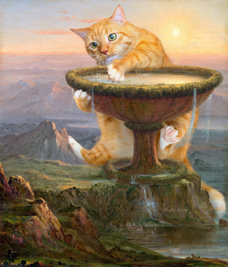 Thomas Cole, The Titan's Goblet and the Cat