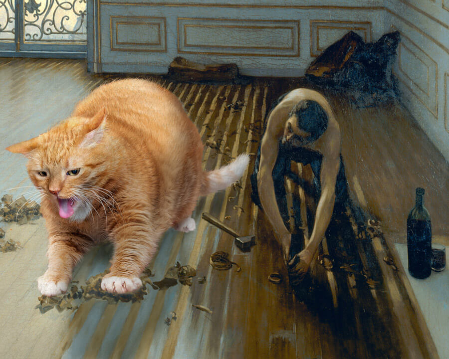 Gustave Caillebotte, The Floor Scrapers. Scrape, Scratch, Stretch, de