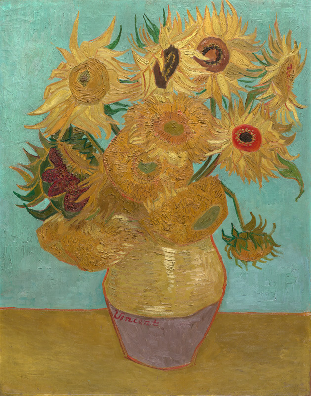 Vincent Van Gogh, Vase with Twelve Flowers, Philadelphia Museum of Art