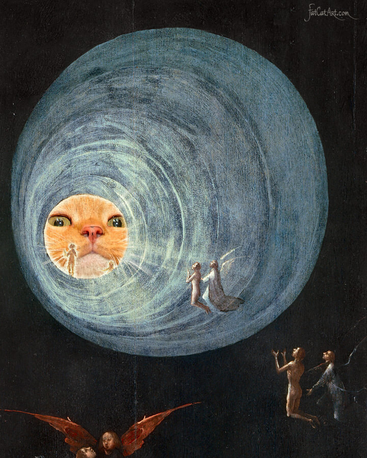 Hieronymus Bosch, The Visions of the Hereafter: The Ascent of the Blessed to the Superior Cat, central part