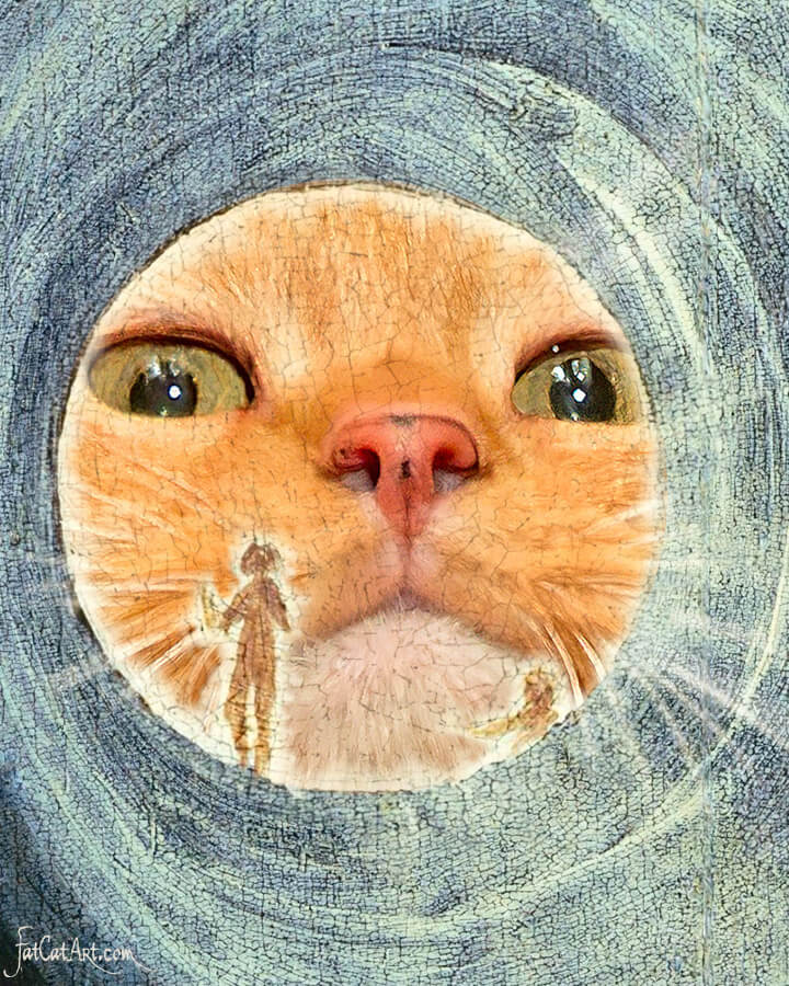 The Visions of the Hereafter: The Ascent of the Blessed to the Superior Cat, close up