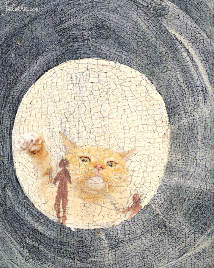 Hieronymus Bosch, The Visions of the Hereafter: The Ascent of the Blessed to the Superior Cat, the Celestial Cat approaching