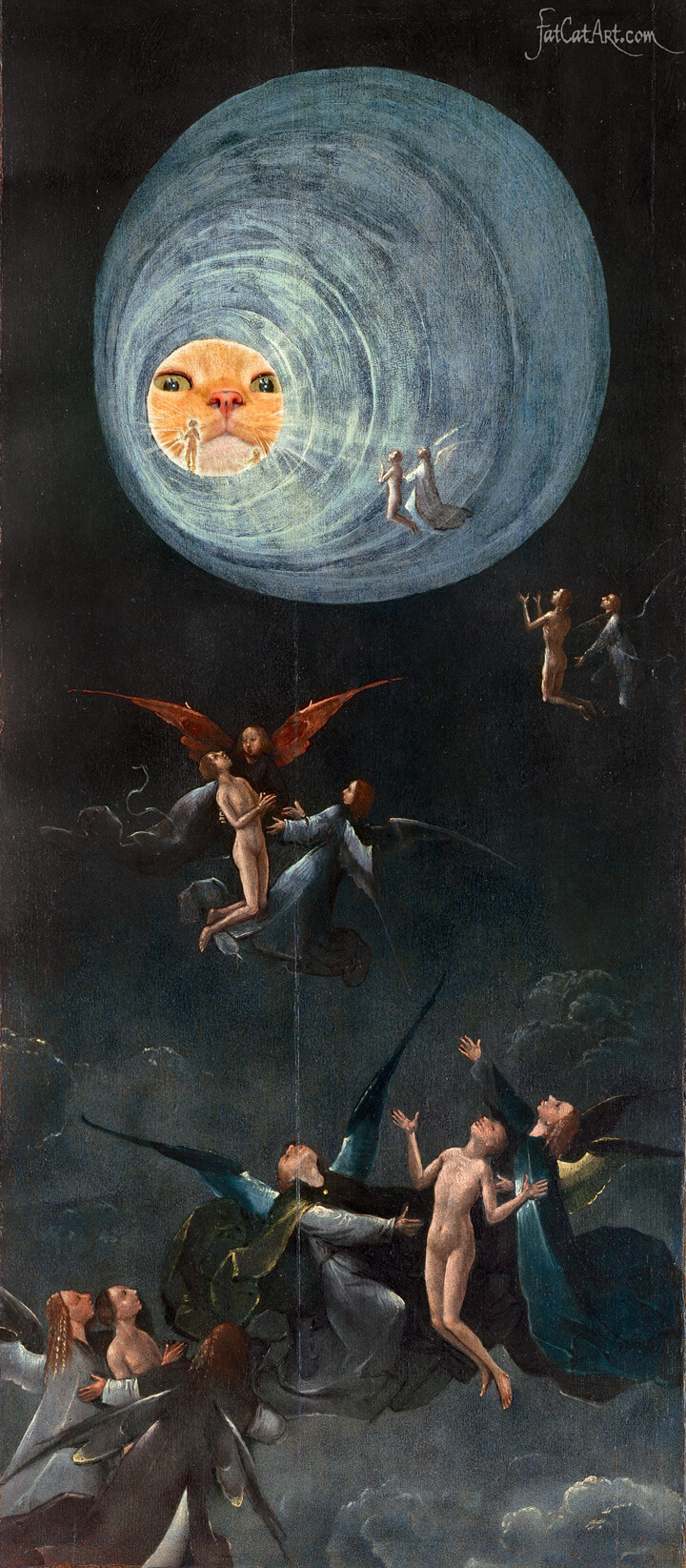 Hieronymus Bosch, The Visions of the Hereafter: The Ascent of the Blessed to the Superior Cat, the full view