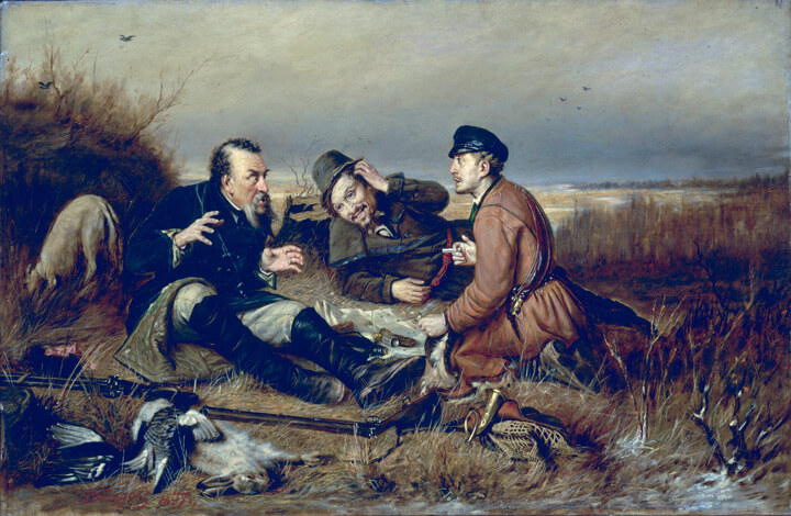 Vassily Perov, The Hunters at Rest