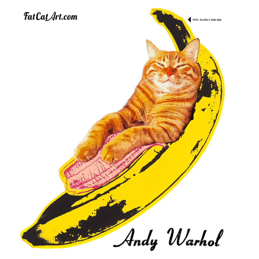 Andy Warhol, Banana Cat #2
