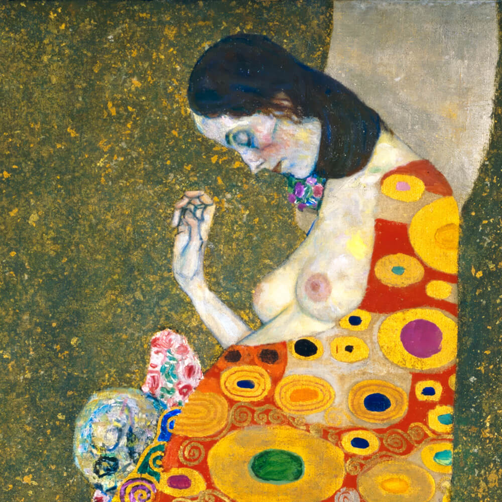 Gustav Klimt, Hope II, detail