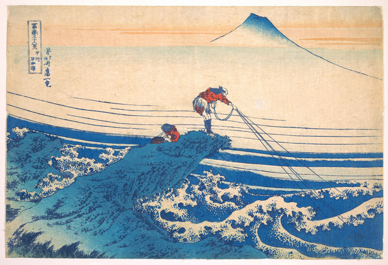 Katsushika Hokusai, Kajikazawa in Kai Province, from the Metropolitan Museum collection