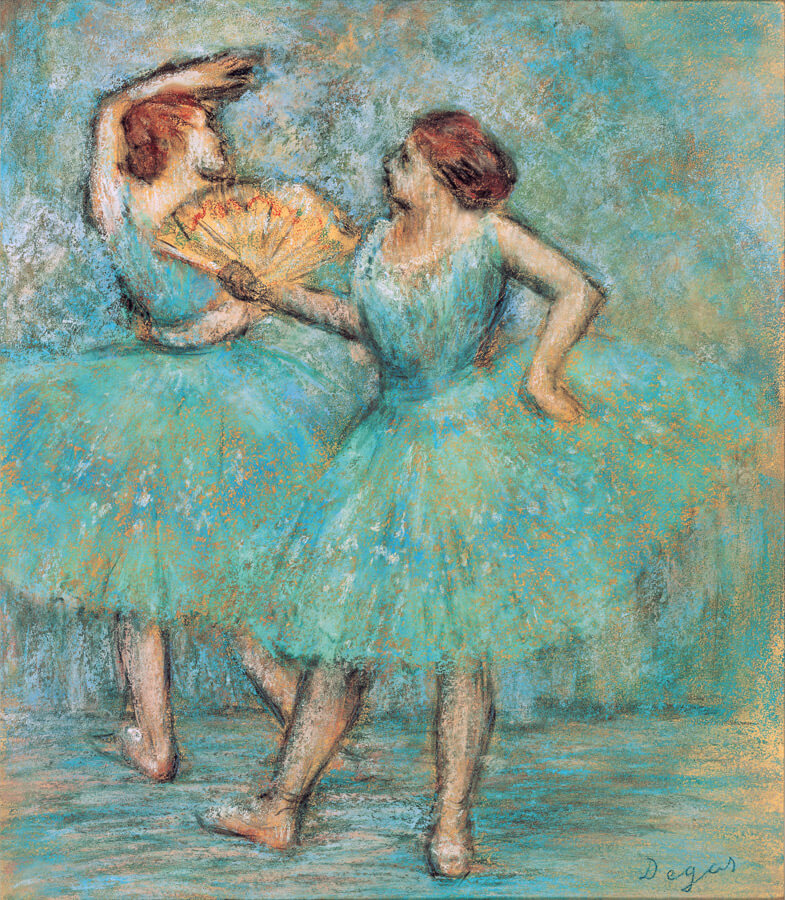 Edgar Degas, Two Dancers. The Albertina Museum, Vienna